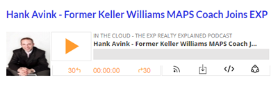 Hank Avink – Former Keller Williams MAPS Coach Joins EXP