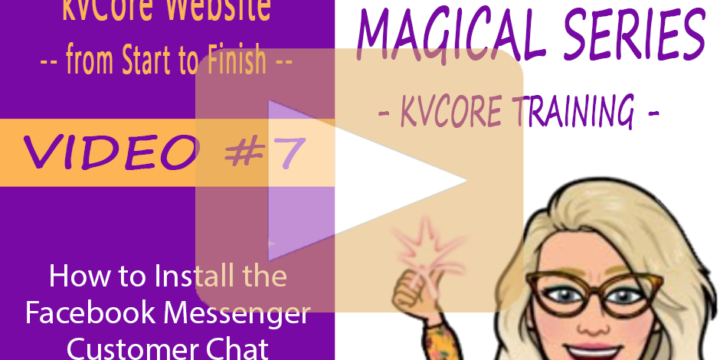 How to Install the Facebook Messenger Customer Chat Plugin in kvCore